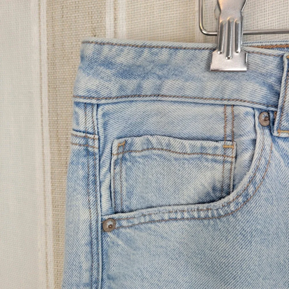 American‎ Eagle Strigid Real Good Mom Jeans Blue Size 18 Regular